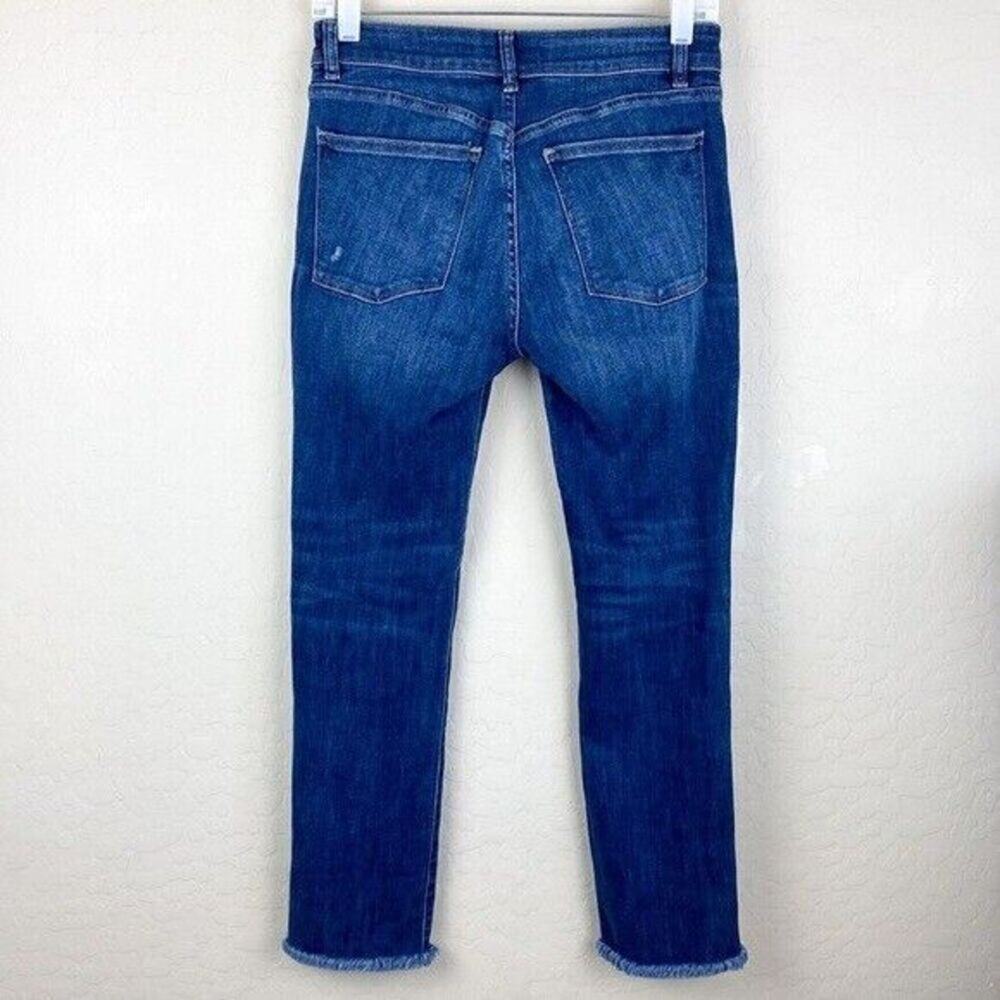 DL1961 Mara Ankle Mid Rise Instasculpt Straight Jean Womens Size 27 Relaxed Boho - Picture 4 of 12